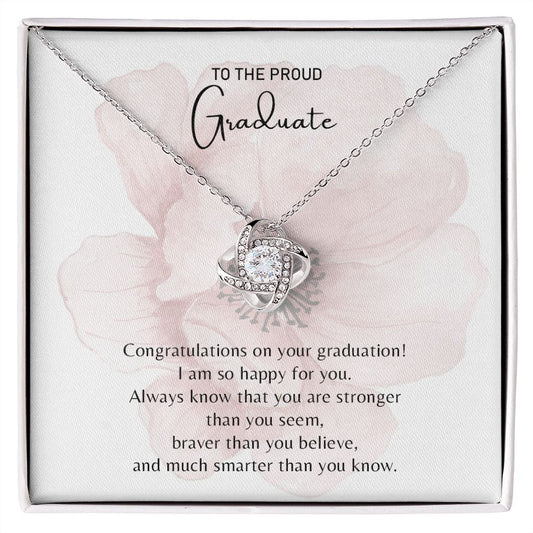 For Graduation | Congratulations - Love Knot Necklace